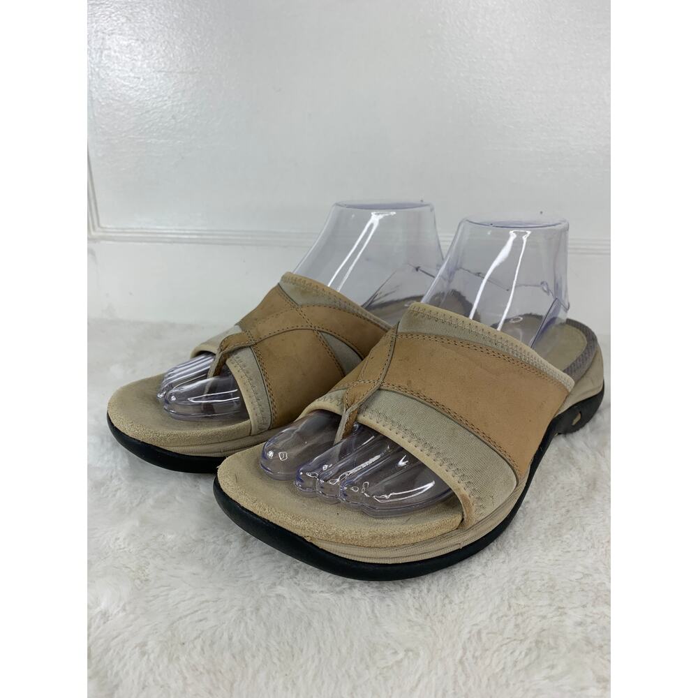 Clarks Springers Women’s Sandals Slides Tan/Brown Size 8